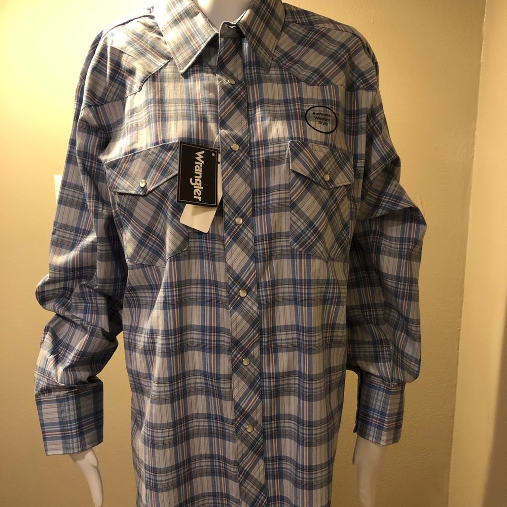 XL Men’s WRANGLER western shirt with snaps